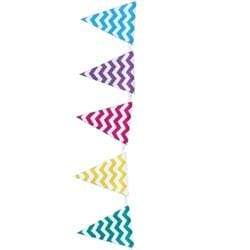 AussieSuperStore Art & Craft Essentials Bunting Bright Colour Bunting Bright Colour | Paper Bunting | Party Bunting 9323823176709 JBS1