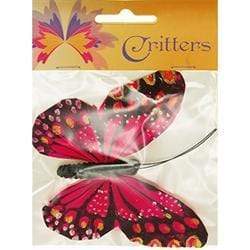 AussieSuperStore Art & Craft Essentials Butterfly 11.5x9cm (in 3 colors) Butterfly 11.5x9cm Blue | Craft Animal Embellishments