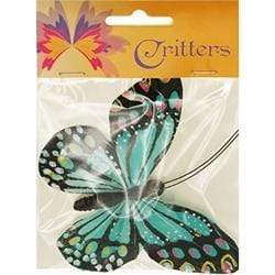 AussieSuperStore Art & Craft Essentials Butterfly 11.5x9cm (in 3 colors) Butterfly 11.5x9cm Blue | Craft Animal Embellishments