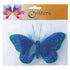 AussieSuperStore Art & Craft Essentials Butterfly Feather Glitter with Clip 13.5cm (in 4 colours) Butterfly Feather Glitter with Clip 13.5cm | Craft Embellishment