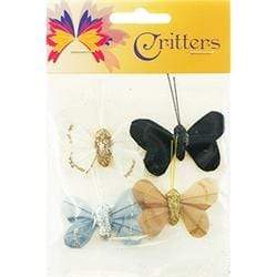 AussieSuperStore Art & Craft Essentials Butterfly Glitter 3cm Butterfly Glitter 3cm | Craft Animal Embellishments 9323823196042 CRIT1703
