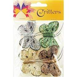 AussieSuperStore Art & Craft Essentials Butterfly Glitter 4cm Butterfly Glitter 4cm | Craft Embellishments 9323823196028 CRIT1701