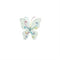 AussieSuperStore Art & Craft Essentials Butterfly Two Tone Large White Butterfly Two Tone Large White | Organza Butterflies | Decorations 9331468014652 VCSBB01