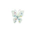 AussieSuperStore Art & Craft Essentials Butterfly Two Tone Large White Butterfly Two Tone Large White | Organza Butterflies | Decorations 9331468014652 VCSBB01