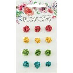 AussieSuperStore Art & Craft Essentials Candy Crush Micro Roses (in 5 colors) Micro Roses (in 5 colors) | Artificial Craft Flower Party Decoration 9323823196615 BLOS17005