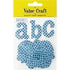AussieSuperStore Art & Craft Essentials Card Letters and Numbers in Blue Card Letters and Numbers in Blue | Scrapbooking Accessories 9331468043317 VCSBS14004