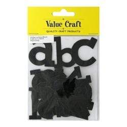 AussieSuperStore Art & Craft Essentials Card Letters & Numbers in Black Glitter Card Letters & Numbers in Black Glitter | Scrapbooking Accessories 9331468023470 VCGLBK