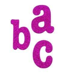 AussieSuperStore Art & Craft Essentials Card Letters & Numbers in Hot Pink Glitter Card Letters & Numbers in Hot Pink Glitter | Scrapbooking Accessories 9331468023487 VCGLHPK