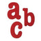 AussieSuperStore Art & Craft Essentials Card Letters & Numbers in Red Glitter Card Letters & Numbers in Red Glitter | Scrapbooking Accessories 9331468042617 VCGLRED