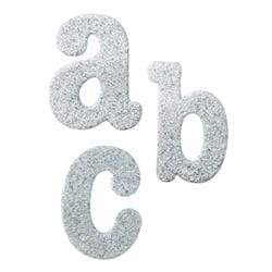 AussieSuperStore Art & Craft Essentials Card Letters & Numbers in Silver Glitter Card Letters & Numbers in Silver Glitter | Scrapbooking Accessories 9331468042624 VCGLSLV