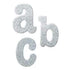 AussieSuperStore Art & Craft Essentials Card Letters & Numbers in Silver Glitter Card Letters & Numbers in Silver Glitter | Scrapbooking Accessories 9331468042624 VCGLSLV