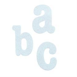 AussieSuperStore Art & Craft Essentials Card Letters & Numbers in White Glitter Card Letters & Numbers in White Glitter | Scrapbooking Accessories 9331468023517 VCGLWH