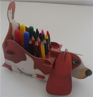 AussieSuperStore Art & Craft Essentials Cardboard kit Pen Holder - Dog Cardboard kit Pen Holder-Dog | DIY Kits for Kids PHDOG