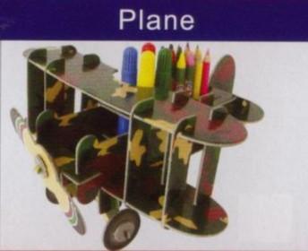 AussieSuperStore Art & Craft Essentials Cardboard kit Pen Holder - Plane Cardboard kit Pen Holder - Plane | DIY Kits for Kids PHPLANE