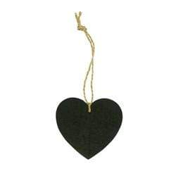 AussieSuperStore Art & Craft Essentials Chalkboard Tag - Heart Chalkboard Tag - Heart | Chalkboard Signs 9323823165833 FAV077