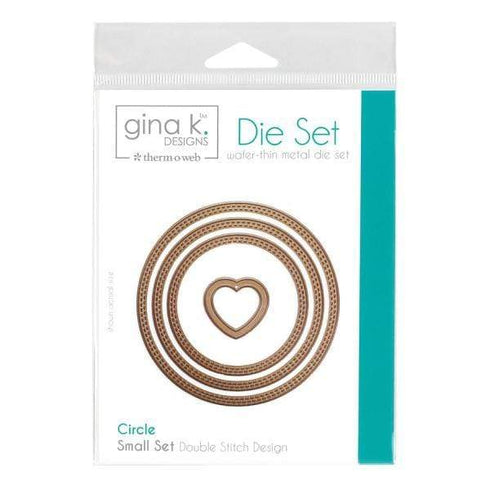 AussieSuperStore Art & Craft Essentials Circle Small Set Gina K Designs 3 Nested Die Set (in 8 styles) Gina K Designs 3 Nested Die Set | Craft Machine Die Set 011570