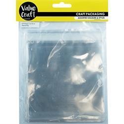 AussieSuperStore Art & Craft Essentials Clear Bags 14x16cm Clear Bags 14x16cm | Crystal Clear Cellophane Bags 9331468050216 VJY160