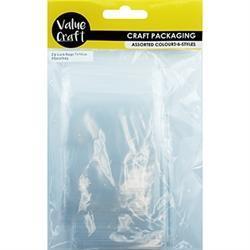 AussieSuperStore Art & Craft Essentials Clear Zip Lock Bags 7x10cm Clear Zip Lock Bags 7x10cm | Crystal Clear Cellophane Zip Lock Bags 9331468050209 VJY172