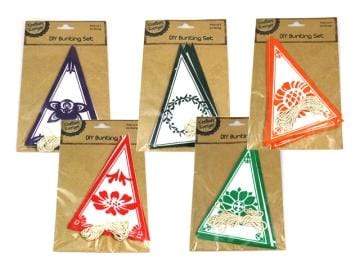 AussieSuperStore Art & Craft Essentials Colour DIY Bunting Set Colour DIY Bunting Set | Paper Bunting | Party Bunting