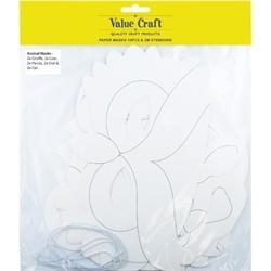 AussieSuperStore Art & Craft Essentials Colour In Masks - Animals Colour In Masks - Animals | Children's Craft Kits | Diy Kits 9331468046639 VCPP04