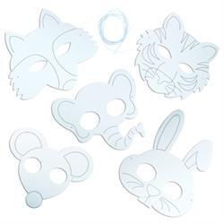 AussieSuperStore Art & Craft Essentials Colour In Masks - Animals Colour In Masks - Animals | Children's Craft Kits | Diy Kits 9331468046646 VCPP05