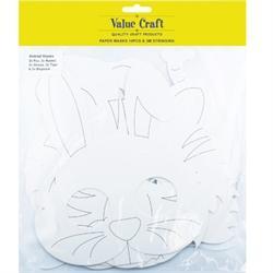 AussieSuperStore Art & Craft Essentials Colour In Masks - Animals Colour In Masks - Animals | Children's Craft Kits | Diy Kits 9331468046646 VCPP05