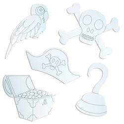 AussieSuperStore Art & Craft Essentials Colour In Shapes - Pirate Treasure Colour In Shapes - Pirate Treasure | Children's Craft Kits | Diy Kits 9331468046660 VCPP07