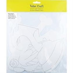 AussieSuperStore Art & Craft Essentials Colour In Shapes - Pirate Treasure Colour In Shapes - Pirate Treasure | Children's Craft Kits | Diy Kits 9331468046660 VCPP07