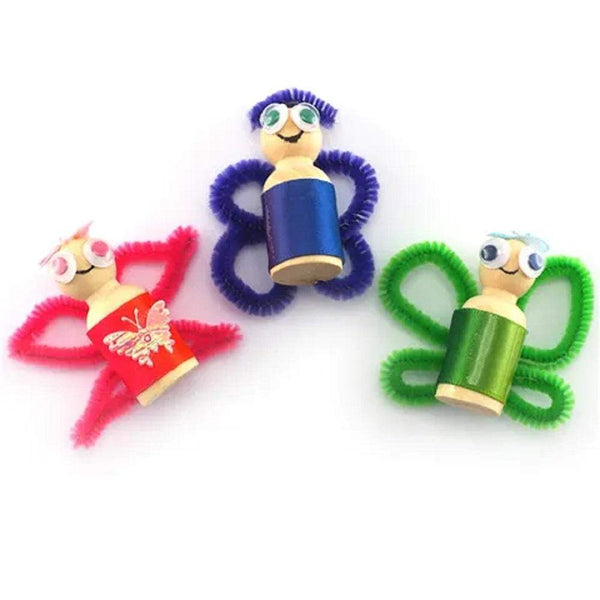 AussieSuperStore Art & Craft Essentials Colourful Fairies Craft Kit Colourful Fairies Craft Kit | DIY Kits for Kids | Craft Kits for Kids KIT110