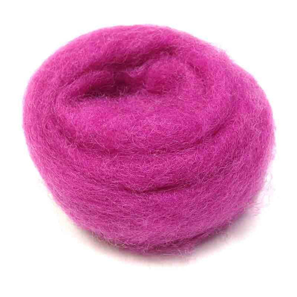 AussieSuperStore Art & Craft Essentials Combed Wool Mauve Combed Wool Mauve | Crafting Wool | Felting Supplies | Knitting Yarn DF9C10MV
