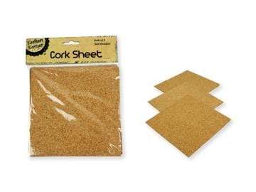 AussieSuperStore Art & Craft Essentials Cork Sheet Cork Sheet | Craft Cork Sheets & Roll 9320760213665 CRAFT 213665