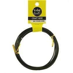 AussieSuperStore Art & Craft Essentials Craft Coiled Wire 12 gauge (in 3 colours) Craft Coiled Wire 12 gauge (in 3 colours) | Copper Wire | Floral Craft Accessories