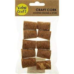 AussieSuperStore Art & Craft Essentials Craft Corks 25x15x22mm Craft Corks 25x15x22mm | Craft Cork Sheets & Roll 9331468052036 VJY592
