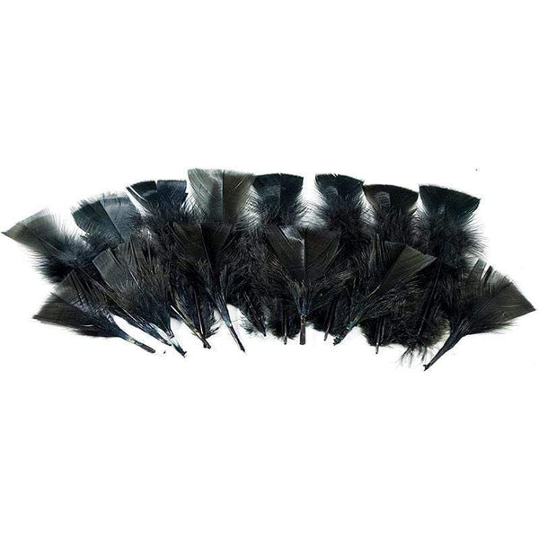 AussieSuperStore Art & Craft Essentials Craft Feathers Black Craft Feathers Black | Artificial Feathers | Synthetic Feathers FF002BK