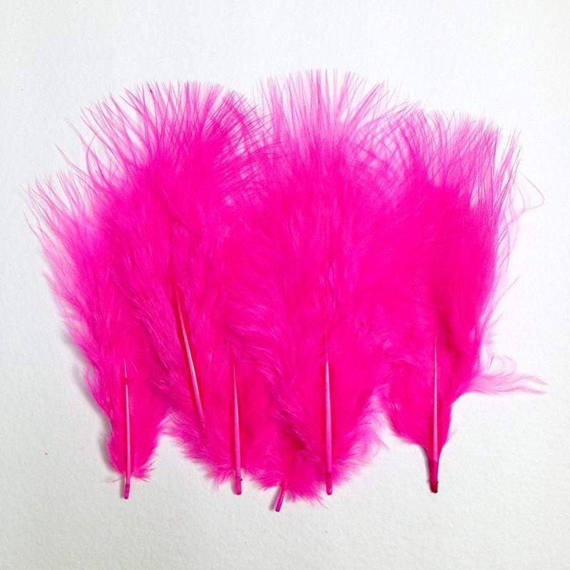 Hot Pink Colour Craft Feathers Artificial Feathers Synthetic Feathers AussieSuperStore