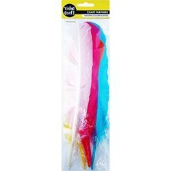 AussieSuperStore Art & Craft Essentials Craft Feathers Quill Craft Feathers Quill | Artificial Feathers 9331468048961 VCF28