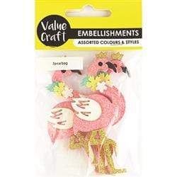 AussieSuperStore Art & Craft Essentials Craft Felt Flamingo Craft Felt Flamingo | Craft Party Scrapbooking Embellishment Decoration 9331468058144 VCFLT16