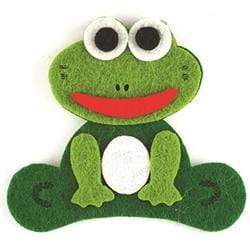 AussieSuperStore Art & Craft Essentials Craft Felt Frog Craft Felt Frog | Craft Party Scrapbooking Embellishment Decoration 9331468058137 VCFLT15