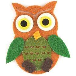 AussieSuperStore Art & Craft Essentials Craft Felt Owl Craft Felt Owl | Craft Party Scrapbooking Embellishment Decoration 9331468058120 VCFLT14