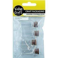 AussieSuperStore Art & Craft Essentials Craft Glass Bottles Craft Glass Bottles | Mini Glass Bottles 9331468050278 VJY140