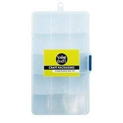 AussieSuperStore Art & Craft Essentials Craft Plastic Boxes 17.6x10.2x2.2cm Craft Plastic Boxes 17.6x10.2x2.2cm | Plastic Storage Container or Box 9331468050308 VJY142
