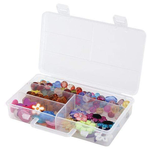 AussieSuperStore Art & Craft Essentials Craft Storage Floss 4 Compartments Craft Storage Floss 4 Compartments| Plastic Storage Container or Box 007020