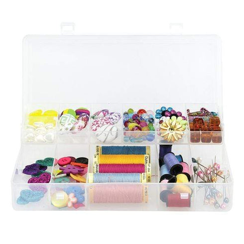 AussieSuperStore Art & Craft Essentials Craft Storage Floss With Tray Craft Storage Floss With Tray | Plastic Storage Container or Box 007021