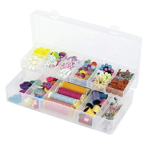 AussieSuperStore Art & Craft Essentials Craft Storage Floss With Tray Craft Storage Floss With Tray | Plastic Storage Container or Box 007021