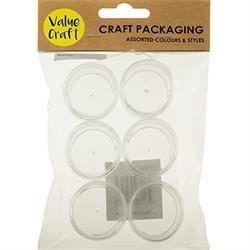 AussieSuperStore Art & Craft Essentials Craft Storage Jars Screw Top Craft Storage Jars Screw Top | Mini Craft Storage 9331468051534 VJY177