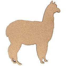 AussieSuperStore Art & Craft Essentials Craft Wood Llama Raw Craft Wood Llama Raw | Craft Wooden Shapes | Laser cut Wooden Shapes 9331468058342 VCWD28