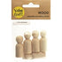 AussieSuperStore Art & Craft Essentials Craft Wood People 4.5cm Craft Wood People 4.5cm | Craft Wooden Shapes | Laser cut Wooden Shapes 9331468057970 VCWD21
