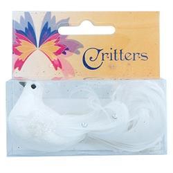 AussieSuperStore Art & Craft Essentials Critters Bird with Curly Glitter/Rhinestone Tail Critters Bird with Curly Glitter/Rhinestone Tail | Animal Craft Embellishments 9323823161156 CRIT016