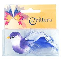 AussieSuperStore Art & Craft Essentials Critters Bird with Curly Tail 9.5cm (in 3 colours) Critters Bird with Curly Tail 9.5cm | Animal Craft Embellishments
