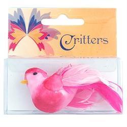 AussieSuperStore Art & Craft Essentials Critters Bird with Curly Tail 9.5cm (in 3 colours) Critters Bird with Curly Tail 9.5cm | Animal Craft Embellishments